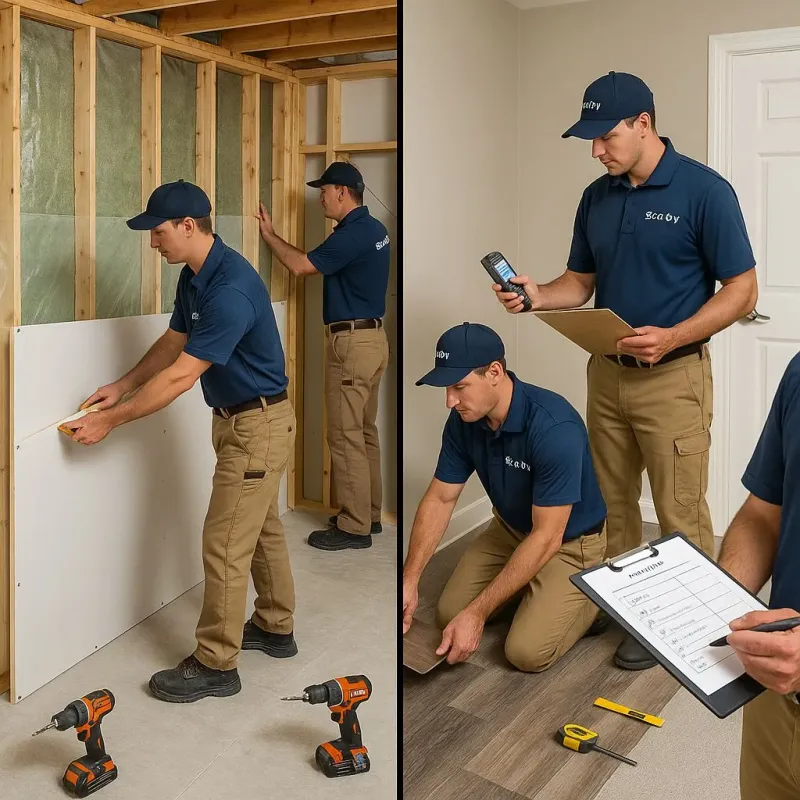 Repairs and Reconstruction process in Olive Branch, MS
